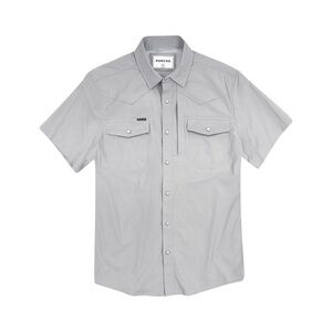 Poncho Ladero Men's Gray Short Sleeve Shirt